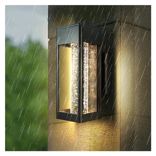 Lumière d'entrée de prestige avec l'applique murale LED en verre cristal à bulles