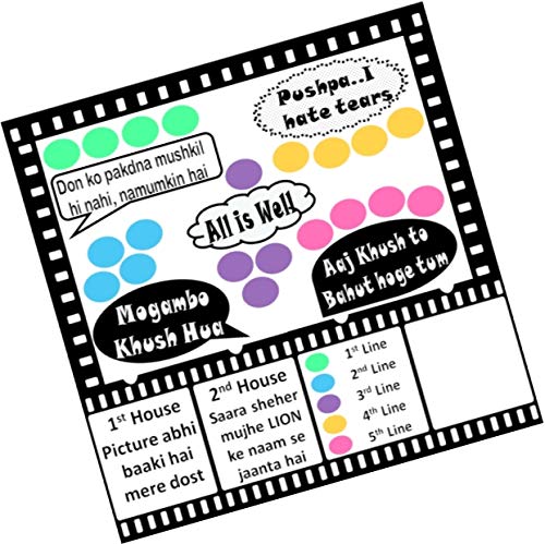 Partystuff Theme Tambola Housie Tickets Kukuba 5 Kitty Games 36 Cards Amazon In Office Products