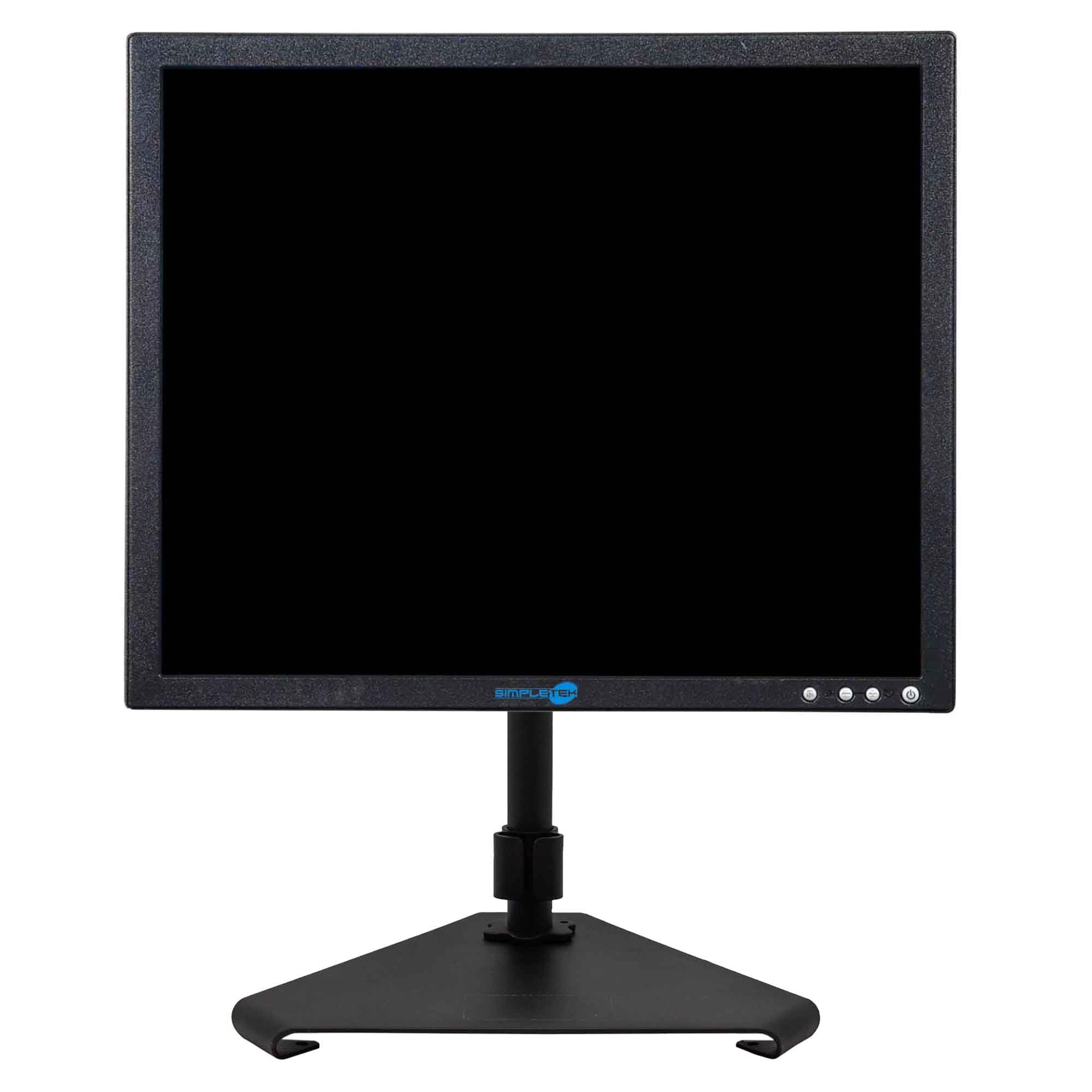 SIMPLETEK – Monitor 17’’ TFT LCD SXGA 1280x1024 4:3 5:4 | VGA | Ideale per ufficio e cassa dextop | base inclusa (Ricondizionato)