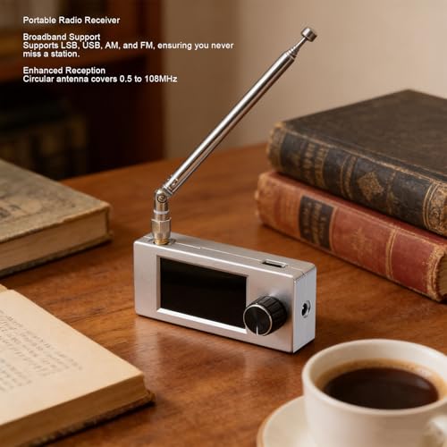 Radio portátil SI4732 con pantalla de 1.9 pulgadas miniatura 3