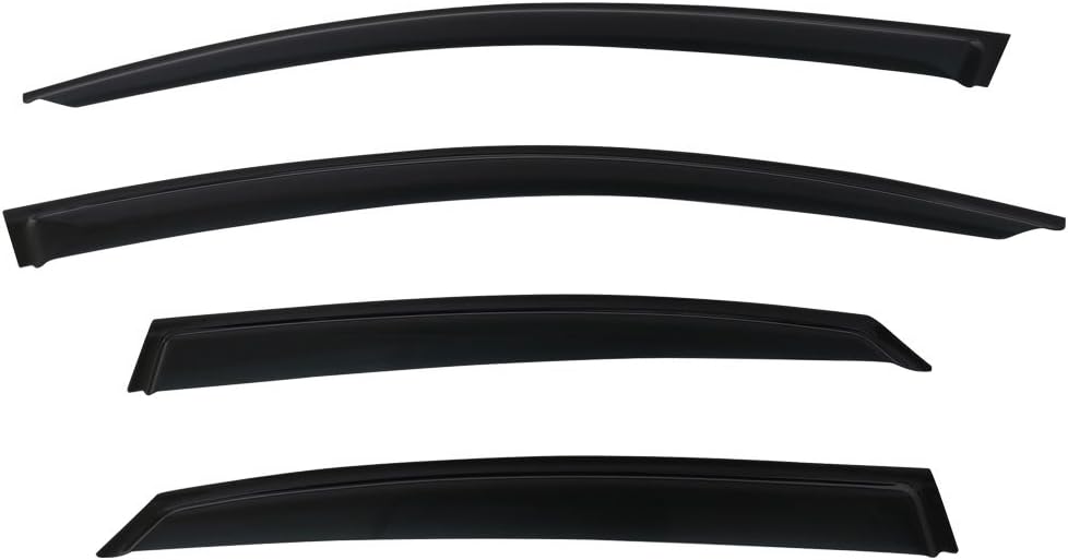 Window Visors Compatible with 2015-2021 Lexus NX200t NX300 NX300h AZ10, Rain Sun Guard Wind Deflector 4PCS by IKON MOTORSPORTS, 2016 2017 2018 2019 2020