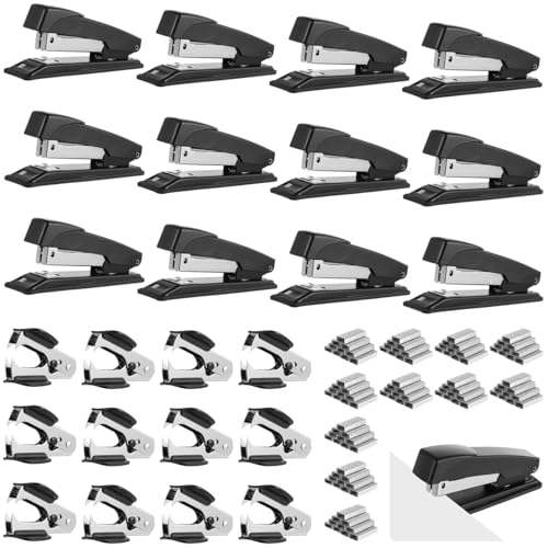 Machine à agrafer antidérapante lot de 12 enclume rotative 360 degrés