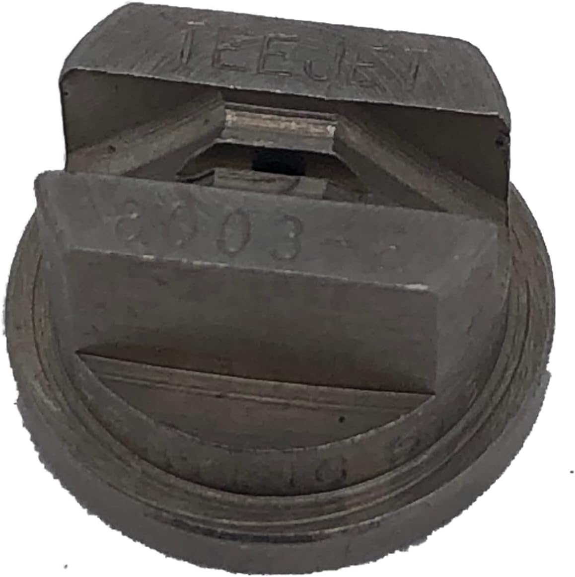 TEEJET TP8003E SS (STAINLESS STEEL) SPRAY TIP, 0.21-.037 GPM, 20-60 PSI, STAINLESS STEEL