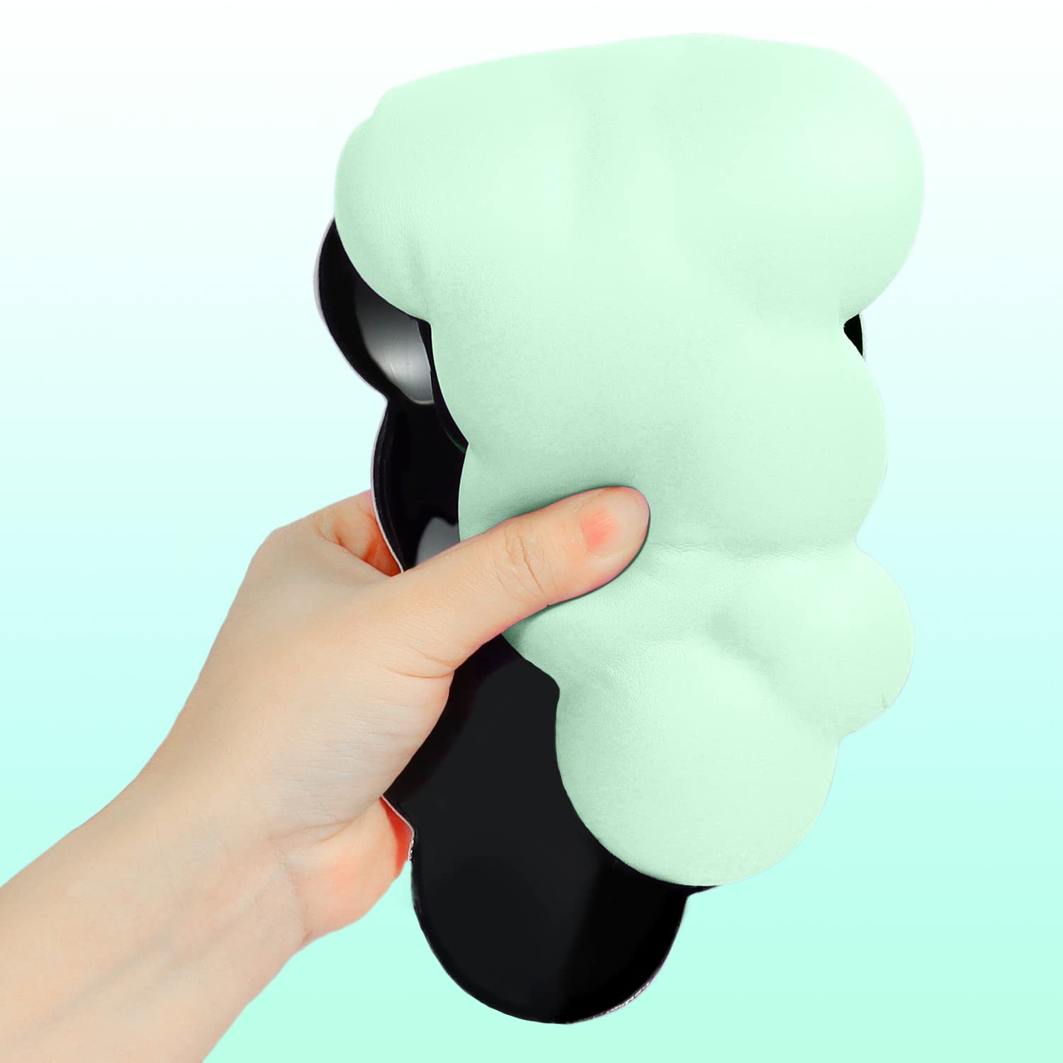 Gimars 3-in-1 Ergonomische Muismat en Toetsenbord Polssteun met Bekeronderzetter, Vergrote Superfijne Vezelzachte Gladde Toetsenbord Polssteun van Geheugenschuim voor Computer Laptop Gaming Kantoor