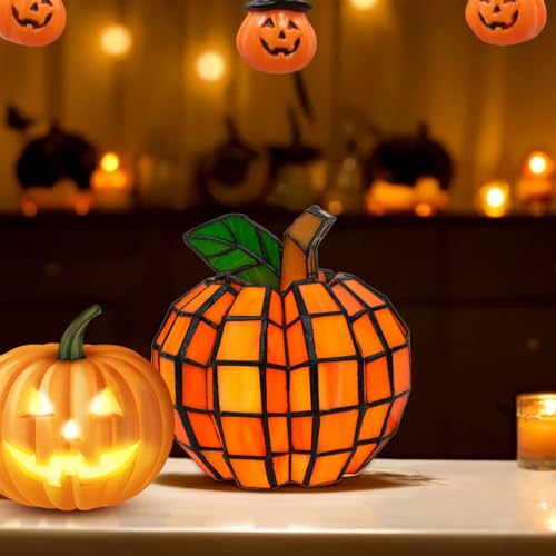 Lumières de citrouilles pour table automnale et déco Halloween