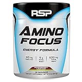 RSP Nootropic Pre Workout AMINOFOCUS, Turbo-Charged Energy & Limitless Focus, Naturally Flavored Pre Workout Powder for Men & Women, Creatine Free, Refreshing Raspberry Limeade, 30-Servings