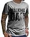 Produktbild Stylotex Lustiges Herren Männer T-Shirt Basic | The Walking Dad | Geschenk für werdende Papas, Größe:XL, Farbe:Heather (4100)