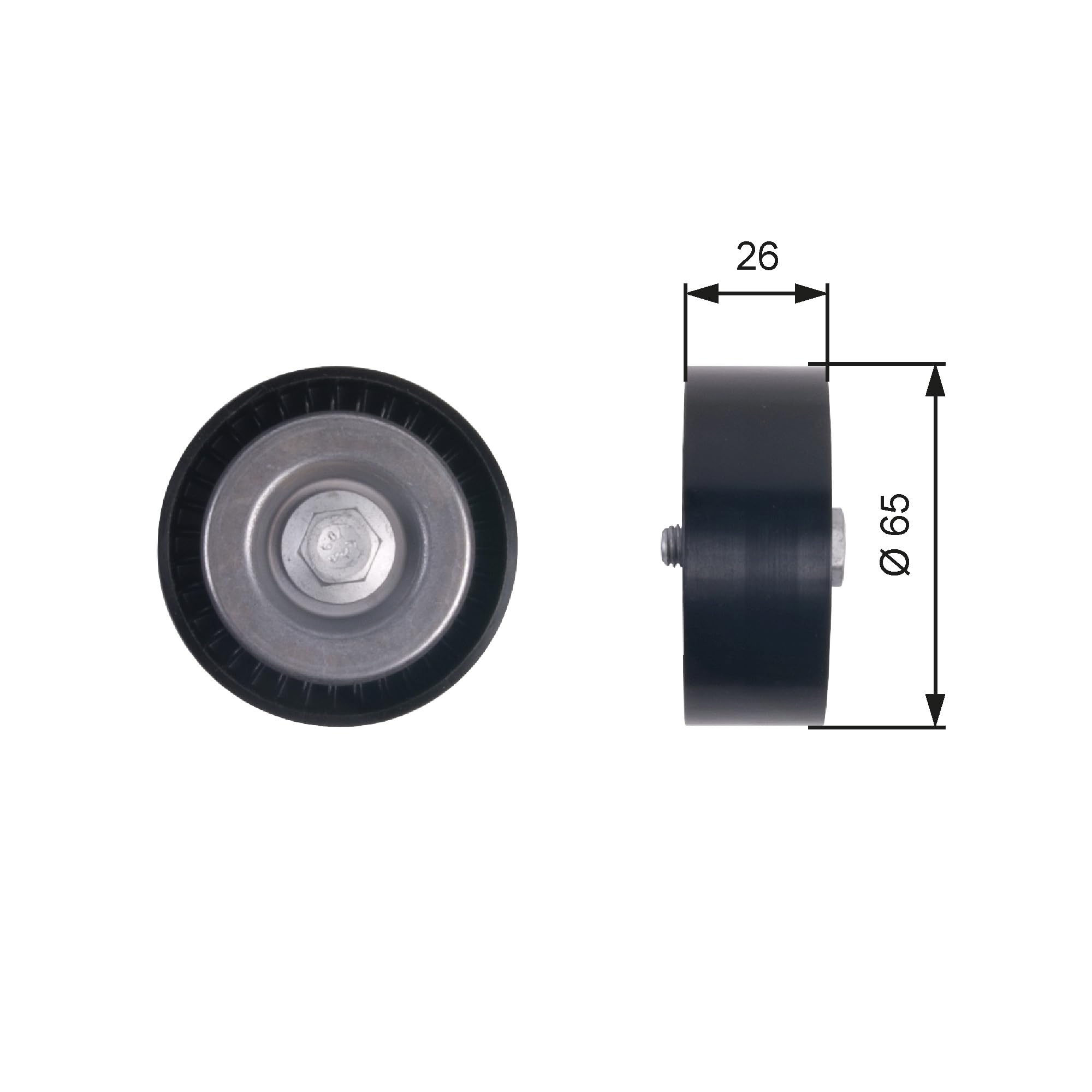 K036PK1903 GATES Keilrippenriemensatz Micro-V® Kit, schwarz