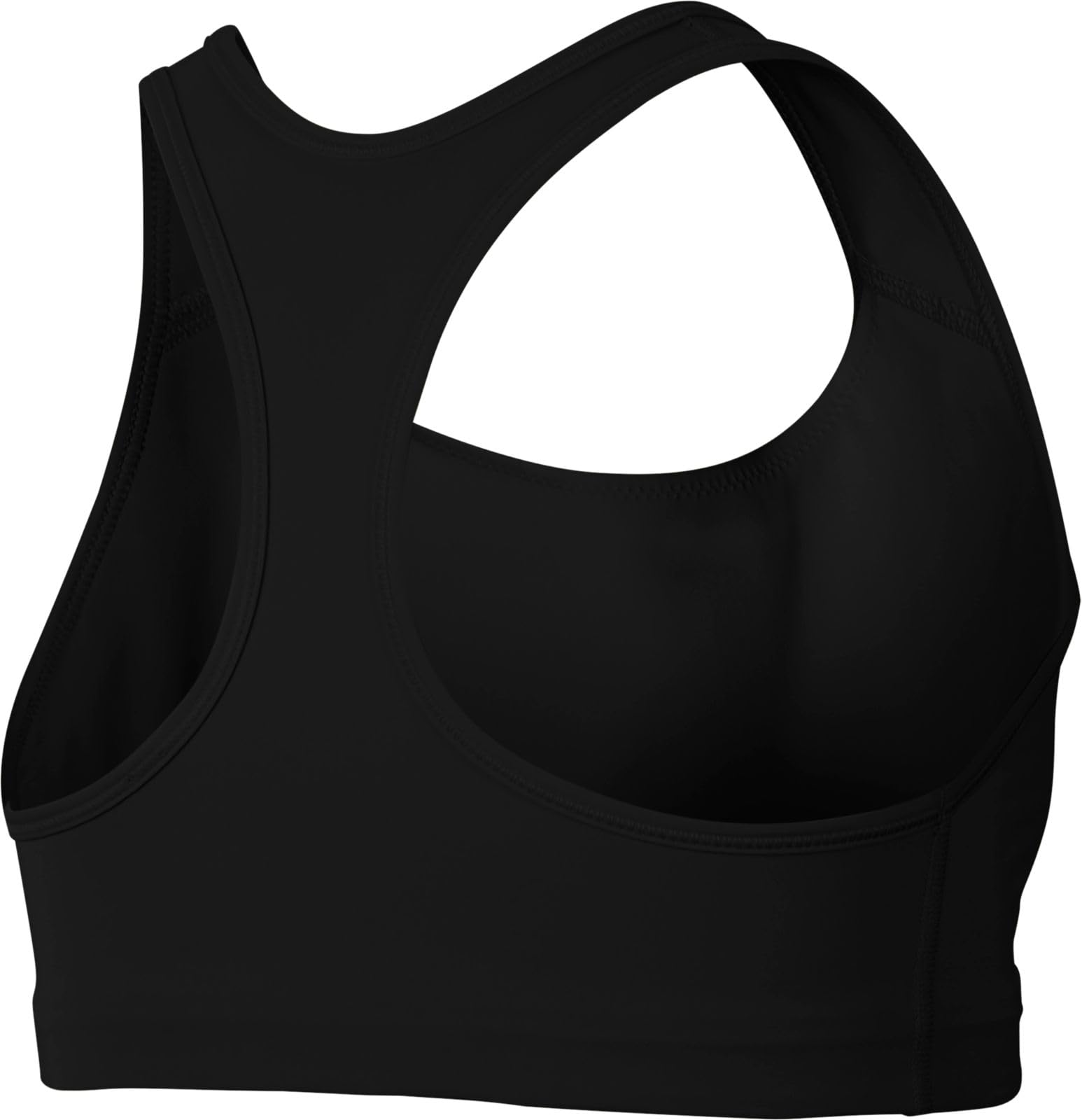 Nike Damen Swoosh Padded Sport-BH mit Mittlerem Halt, Black/White, M