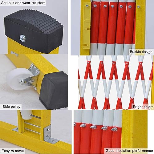 Barrière pliable extensible avec roulettes intégrées pour une protection modulable