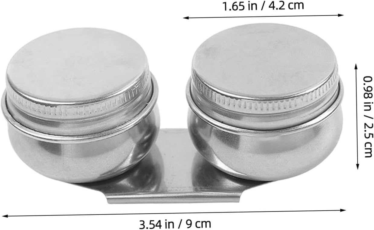 Stainless Steel Palette Cup Professional Oil Painting Container with Sealed Lid Compact Design for Easy Mixing and Cleaning for Studios and Home Use