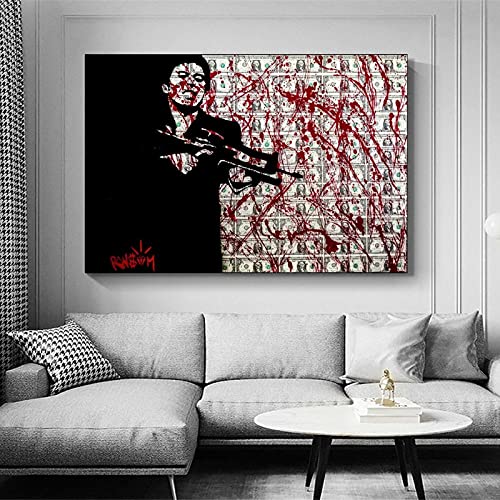 Findemo Al Pacino Scarface Movie Poster Decorative Painting Canvas Wall Art Living Room Posters Bedroom Painting 16X24Inch(40X60Cm) #TOP2