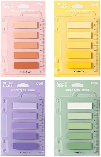 Nusign Index Tabs, 4 Packs, 400 Sheets