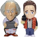 SDToys Back to The Future - Marty McFly & Doc Brown Stress Dolls 15cm Set of 2 6 inches