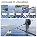 CUTPOIY Telescopic Solar Panel Cleaning Tool, Electric Dual Head Brush, 7.5m Lithium Battery PV Panel Washer, Outdoor Window Glass Cleaner, Efficient Wash Machine, Lithiumbattery-3.5m