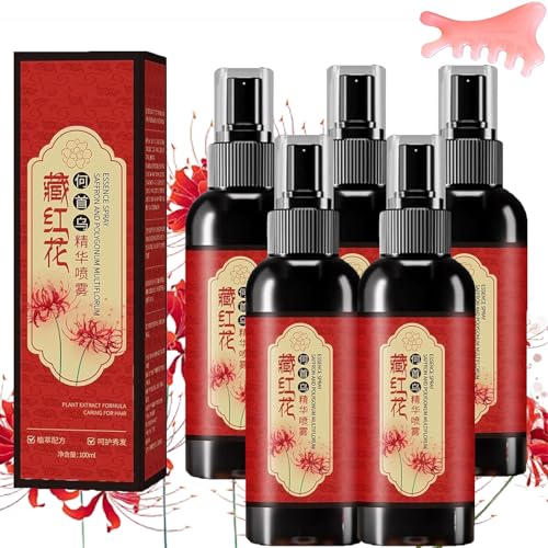 Spray fortalecedor para cabello Saffron Hair 5 piezas miniatura 1