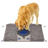 Muddy Matยฎ Double Chenille & Fleece Snuffle Mat for Dogs โ 19x30 Interactive Snuffle Mat for Dogs Large Breed โ Slow Feeding Mat for Training, Foraging & Stress Relief
