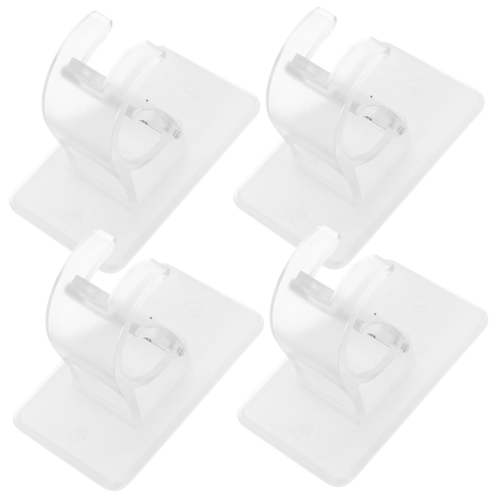 Alipis 16pièces Supports Auto-adhésifs pour Rideaux Lot de Installation sans Perçage pour Cuisine Salon Et Bureau Stabilité Et Longue Durée