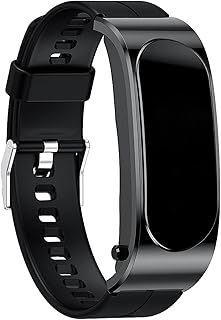 GUMTRE Women's for Android Phones Smart Bracelet 2 In 1 Smart Watch TW S Wireless Bluetooth Headset 0.96 Inch Screen Fitness Tracke R Earbuds Music Wristband Earphone Health Smart Watch S3