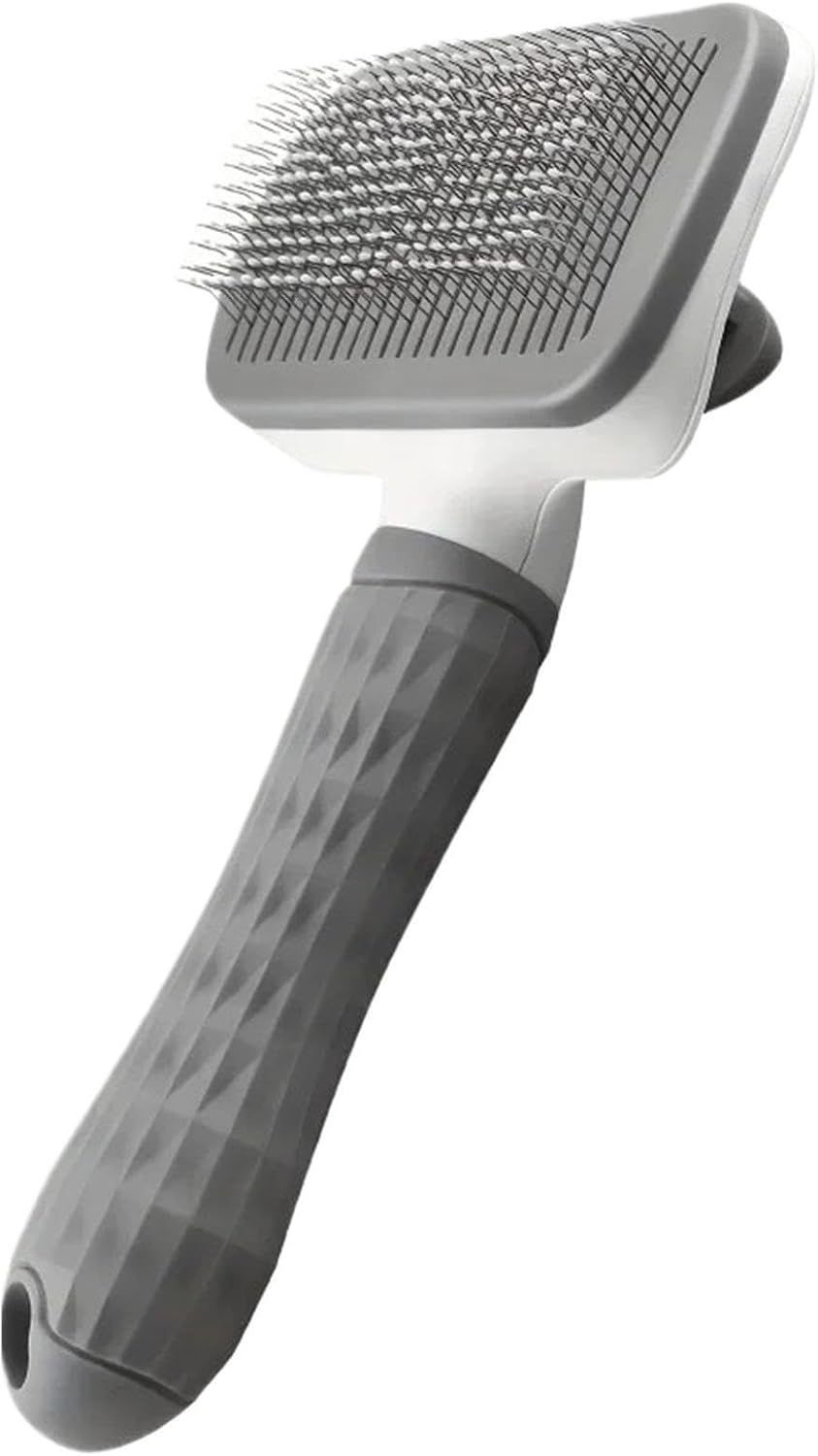 Self-Cleaning Pet Grooming Brush for Cats & Dogs,Easy-Clean Deshedding Tool
