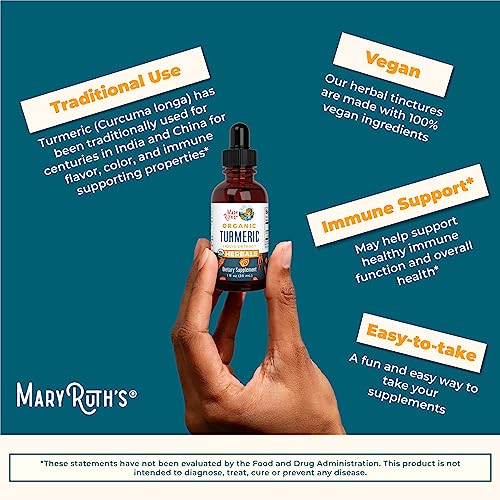 Maryruth Organics 0810104620536 Turmeric Curcumin Liquid Drops Sugar Free | Usda Organic | Organic Turmeric Supplement thumb #7