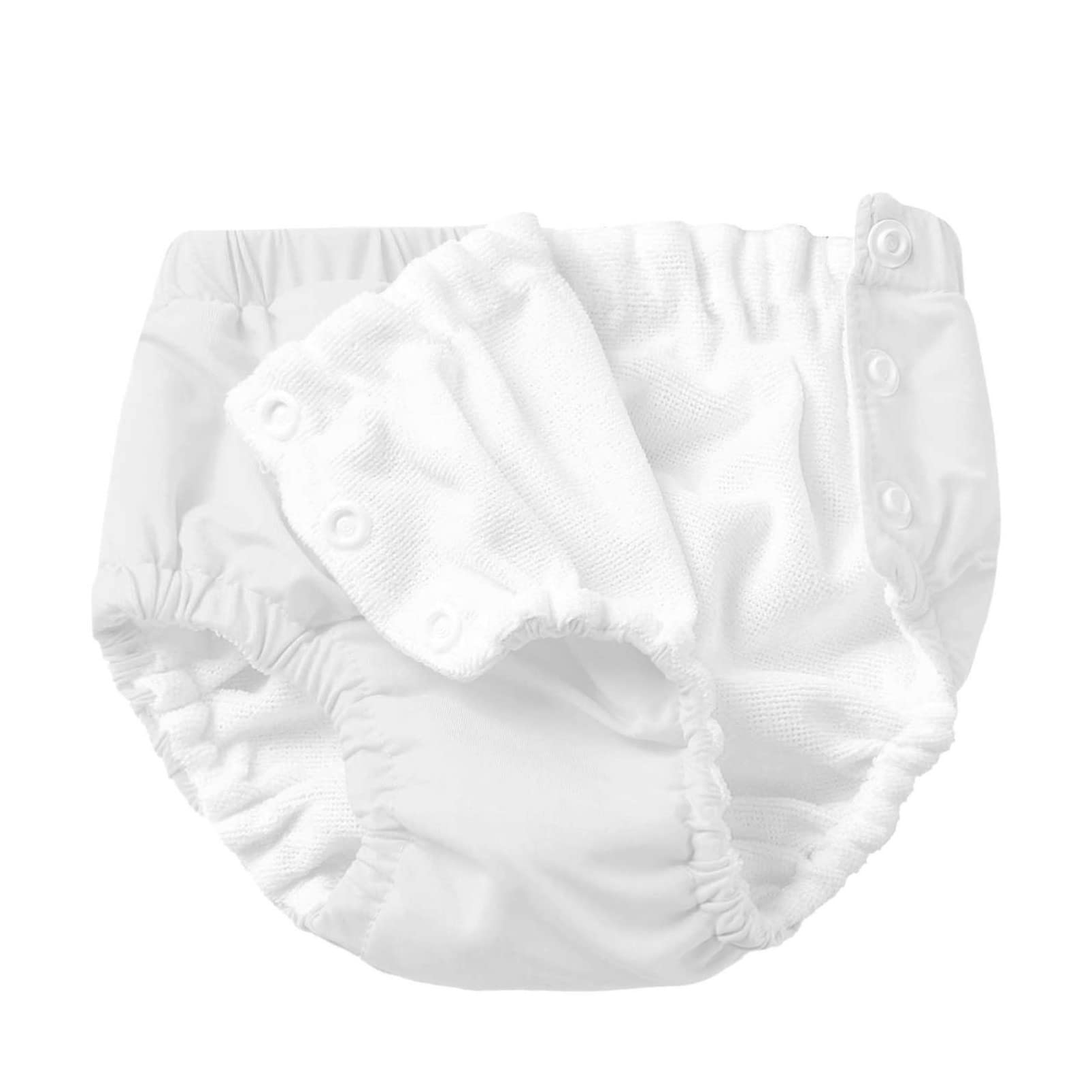 i play. by green sprouts Reusable, Eco Snap Swim Diaper with Gussets, UPF 50, Aqua, Patented Design, STANDARD 100 by OEKO-TEX Certified 6 mo