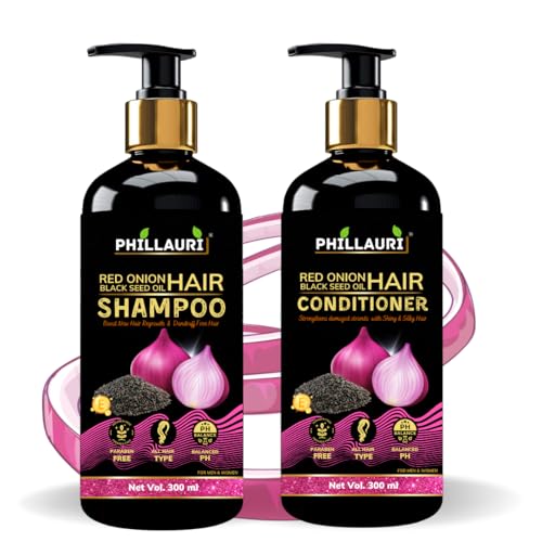 Image of Red Onion Shampoo And Conditioner Combo | Shampoo And Conditioner Combo For Women And Men | Shampoo And Conditioner Combo For Hair