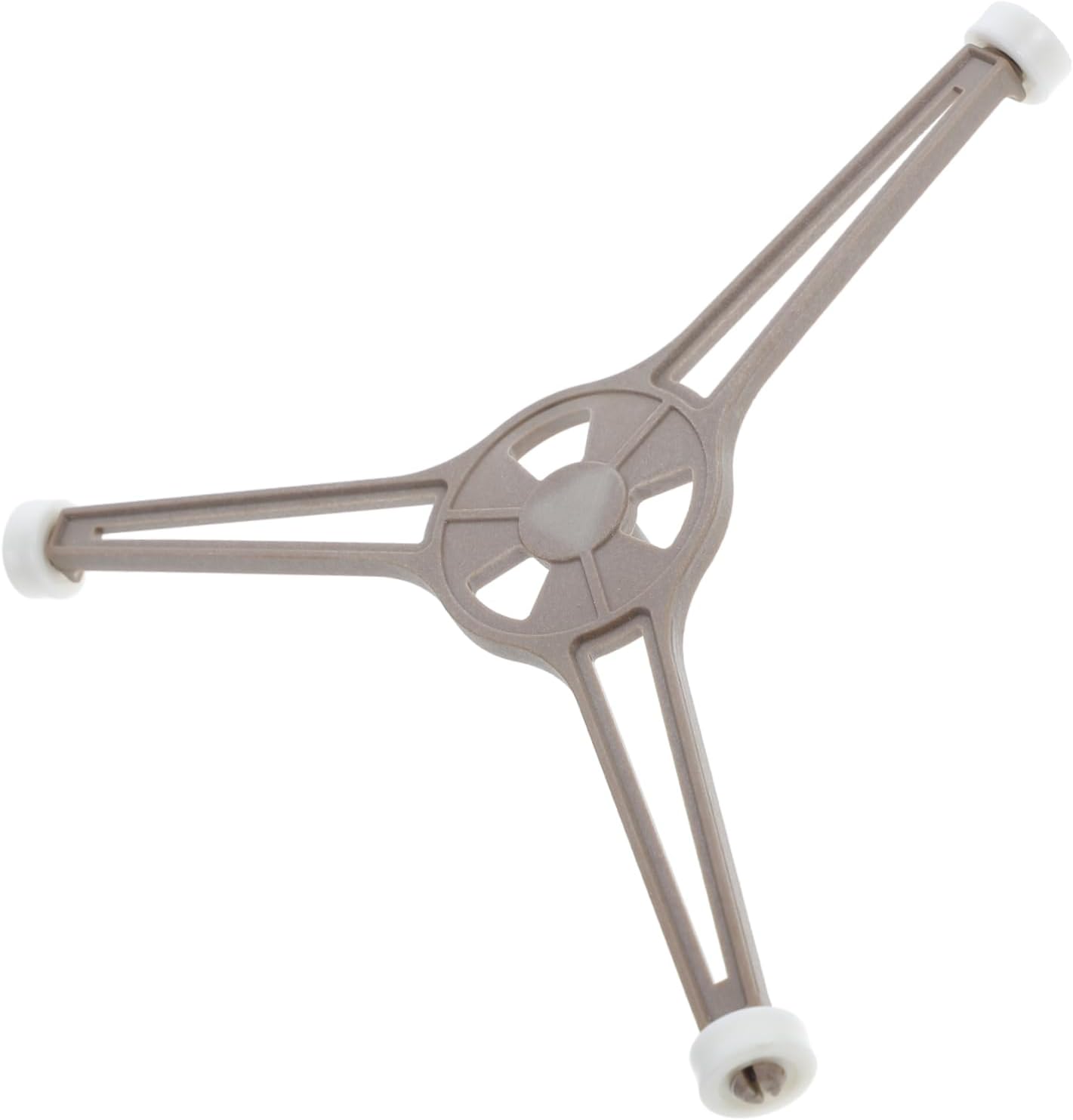 Microwave Turntable Holder Replacement with Wheels Plastic Brown