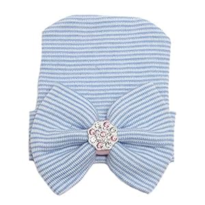 Chica bufanda sombrero sombrero suéter lindo sombrero lazo de diamante rosa bebé punto niña bufanda roja