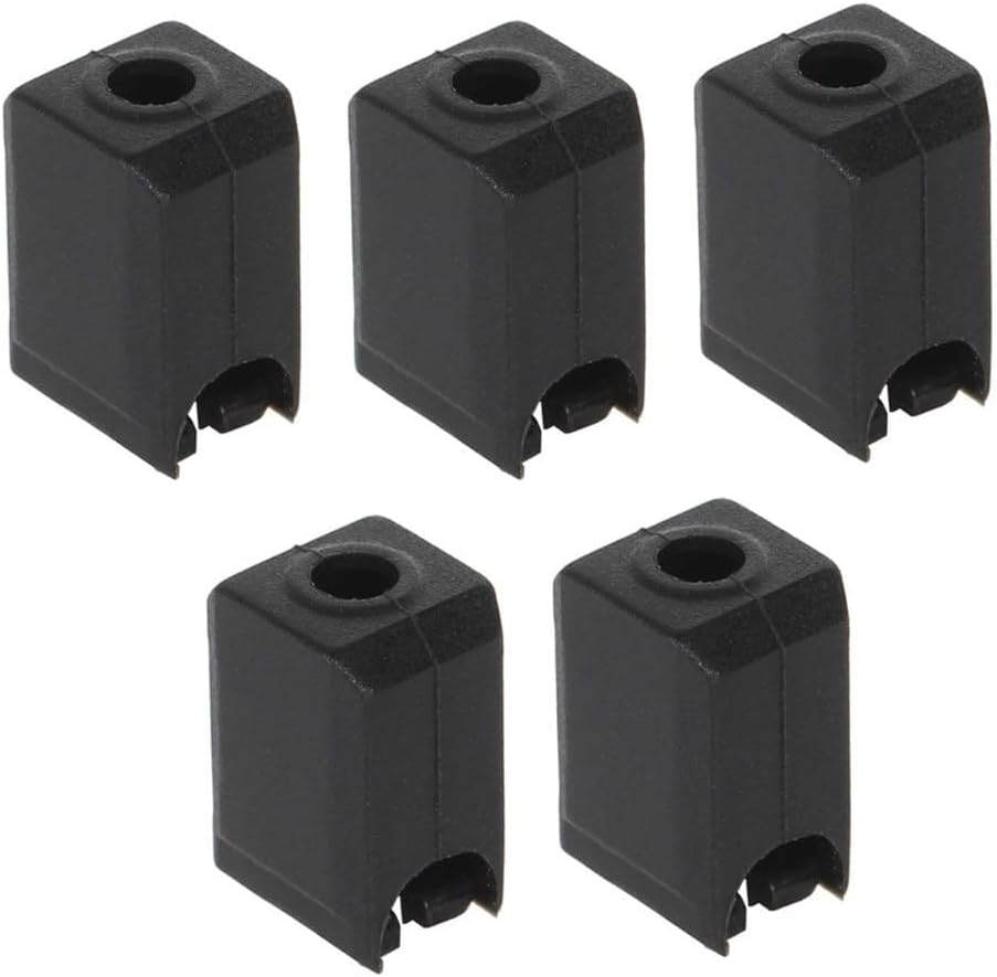 Silic Cover for 3D Printer Extruder Heated Block, 5PCS, Heat-Resistant up to 300°C, Optimized Ventilation Cooling, Abrasion-Resistant, for Bambu Lab P1/X1 Series