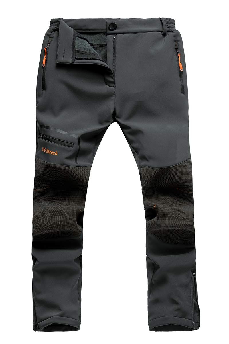 Postropaky Womens Outdoor Snow Ski Pants Waterproof Hiking Insulated Softshell Pants Snowboard Zipper Bottom Leg
