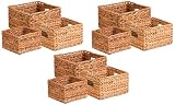 Honey-Can-Do Banana Leaf Storage Baskets –Water...