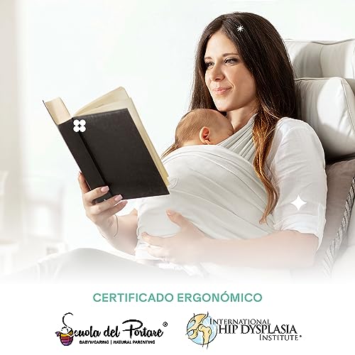 Miniatura 3 de Koala Babycare Fular Portabebes- Cuddle Band 2.0 Portabebes Recien Nacido Homologado Hasta 15 Kg 100 Algodón - Ajustable Y Unisex