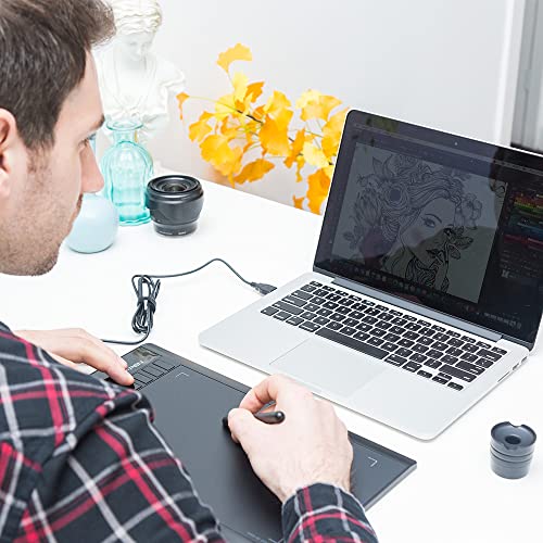 XP-PEN Star 03 V2 Grafiktablett, 10''x6 Zeichentablett, 8192 Druckstufen, 266RPS OSU Tablet,...