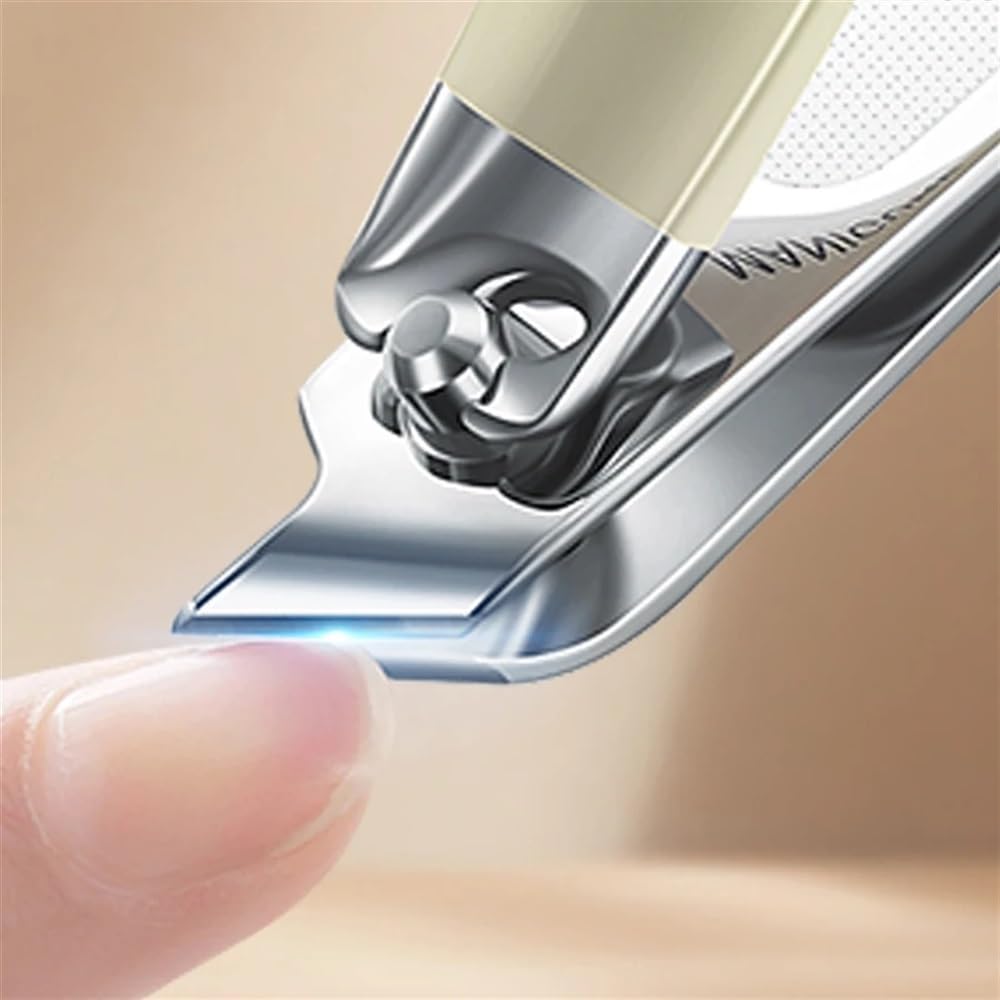Manicure, zestaw do pedicure, 3-częściowy zestaw nożyczek do paznokci i łyżeczek do uszu z przenośnym pudełkiem do przechowywania, zestaw do manicure – obcinacz do paznokci ze stali