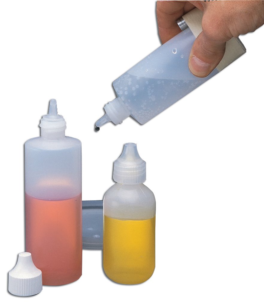 School Specialty Science Dropping Bottles, 2 oz Size (Pack of 8