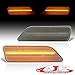 AJP Distributors Clear Amber LED Front Bumper Side Marker Lights Lamps Signal Compatible/Replacement For Mercedes-Benz CLS500 CLS550 CLS55 CLS63 AMG W219 C219 CLS-Class 2006 2007 2008 2009 2010 2011