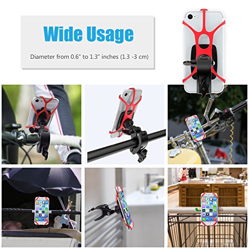 image for WixGear Universal Magnetic Bicycle & Motorcycle Handlebar Phone Holder