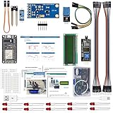 IDEASPARK ESP8266 Smart Flower Pot Kits with DHT11 Temperature and Humidity Sensor BH1750FVI Light Sensor Soil Moisture Sensor for Arduino IDE IoT Starter(Guidance Document Included)