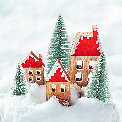 KARAA 3 Stück Mini Weihnachtsbaum Tischdeko Künstlich Tannenbaum Grün Christmasbaum Weihnachtsdeko 25cm/20cm/15cm – Bild 5