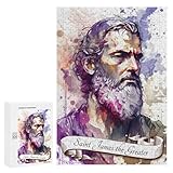 【Une pièce mémorable】 : faites plaisir et défiez votre famille et vos amis en reconstituant cet incroyable puzzle de Saint James The Greater 300 PCS. Ramenez à la maison des heures de plaisir et de divertissement que tout le monde appréciera.