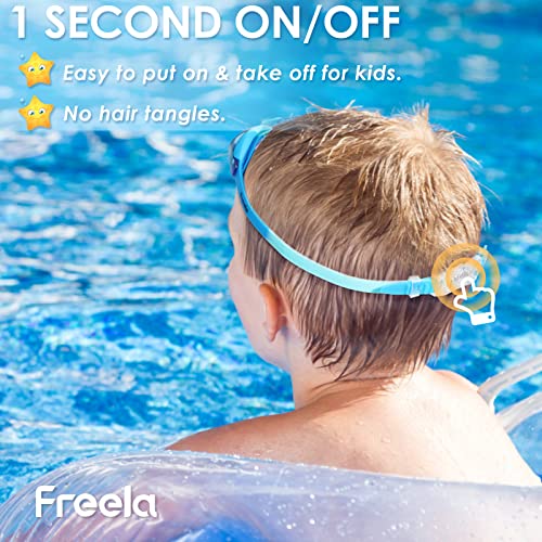 Freela Toddler Goggles 3-12, Kids Swim Goggles For Boys Girls Anti Fog, Uv Protection Goggles For Kids Swimming Pool Beach Open Water #TOP3