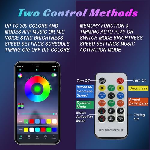 Welmotive 2 Pack 4FT Whip Lights with Spring Base,LED Whip Light with App &Remote Control, Spiral RGB Chasing Lighted Whips with Rocker Switch,Music Whip Light for UTV ATV Polaris RZR Can-Am SXS Truck by Welmotive - Image 5