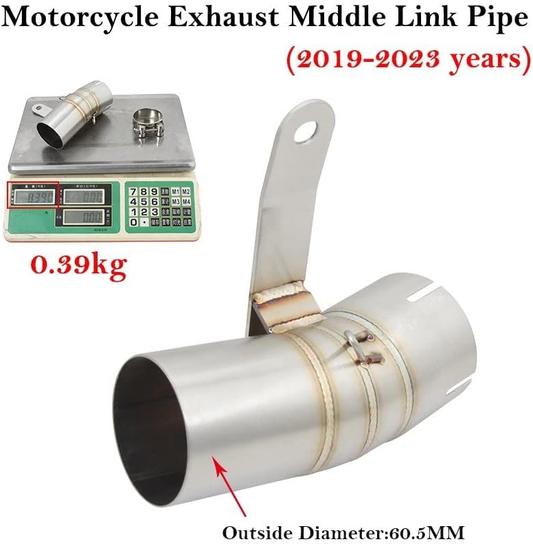 スリップオン にとって S1000R ため にとって S1000RR 2019-2023 オートバイの排気システムミドルチューブリン
