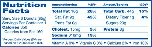 image for Hostess Donettes Mini Donuts, Powdered, 3 ounce (Pack of 10)