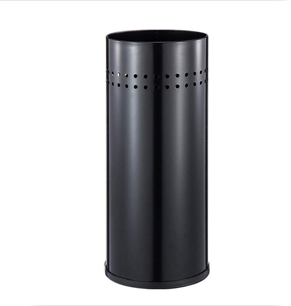 Support de parapluie en acier inoxydable arrondi haut de gamme finition pierre noire