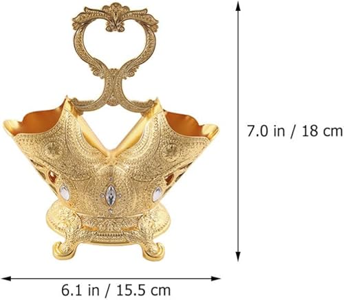 Miniatura 3 de Zerodeko Estante de almacenamiento de tenedor de cuchillos de metal para fiestas, utensilios para cubiertos, soporte organizador de encimera