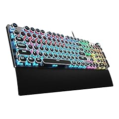 AULA F2088 Typewriter Style Mechanical Gaming Keyboard Wired, 104 Keys