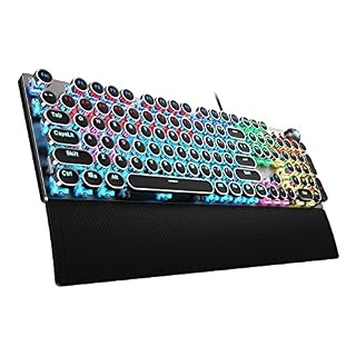 AULA F2088 Typewriter Style Mechanical Gaming Keyboard Wired