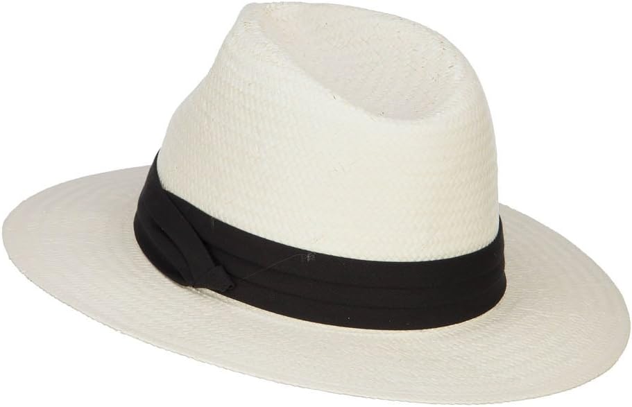 MG Toyo Fedora Hat with Color Band